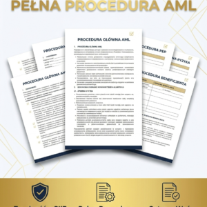 Pełna procedura AML dla biura rachunkowego – gotowy wzór dokumentacji zgodny z wymogami GIIF.
